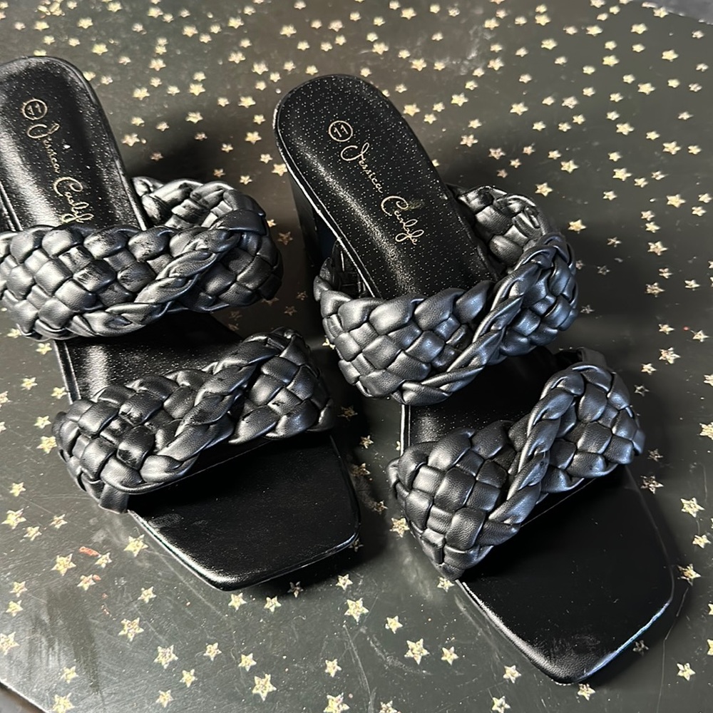 Braided mules by Jessica Carlyle